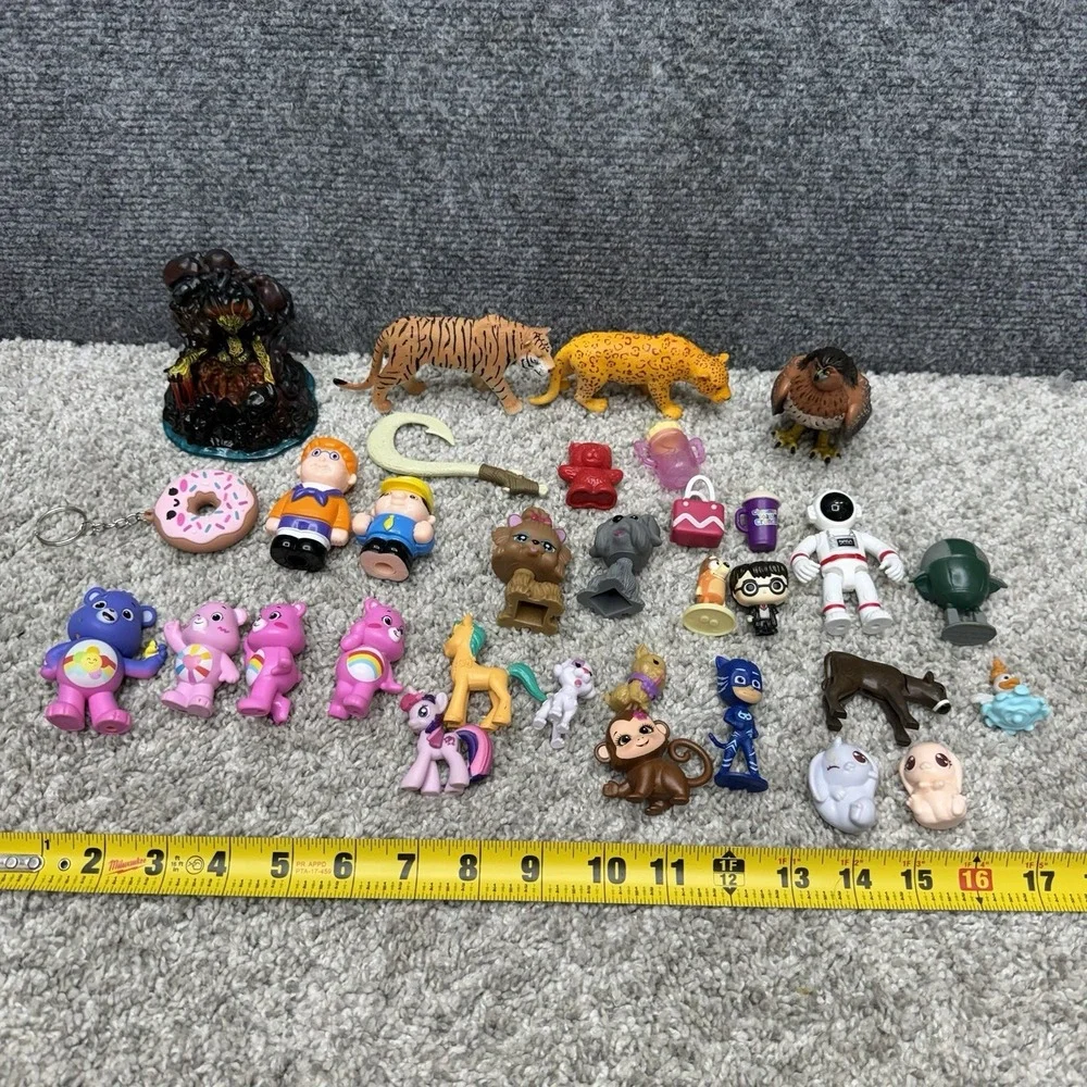 Huge lot toys‎ figures Care Bears rabbits dogs animals and more AS IS